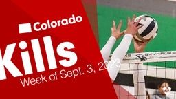 Colorado: Kills from Week of Sept. 3, 2023