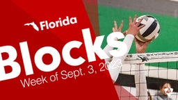 Florida: Blocks from Week of Sept. 3, 2023