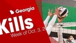 Georgia: Kills from Week of Oct. 3, 2021