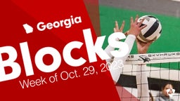 Georgia: Blocks from Week of Oct. 29, 2023