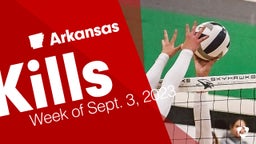 Arkansas: Kills from Week of Sept. 3, 2023