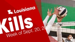 Louisiana: Kills from Week of Sept. 20, 2020