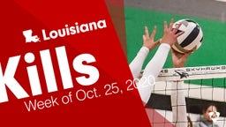 Louisiana: Kills from Week of Oct. 25, 2020