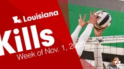 Louisiana: Kills from Week of Nov. 1, 2020