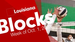 Louisiana: Blocks from Week of Oct. 1, 2023