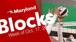 Maryland: Blocks from Week of Oct. 17, 2021