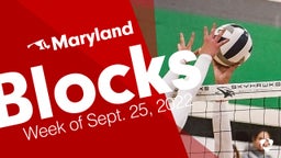 Maryland: Blocks from Week of Sept. 25, 2022