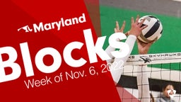Maryland: Blocks from Week of Nov. 6, 2022