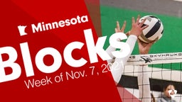 Minnesota: Blocks from Week of Nov. 7, 2021