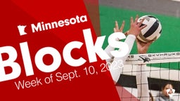 Minnesota: Blocks from Week of Sept. 10, 2023