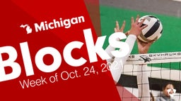 Michigan: Blocks from Week of Oct. 24, 2021