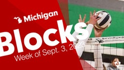 Michigan: Blocks from Week of Sept. 3, 2023