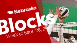 Nebraska: Blocks from Week of Sept. 26, 2021