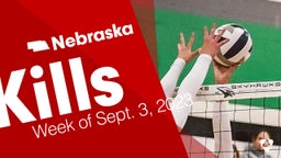 Nebraska: Kills from Week of Sept. 3, 2023