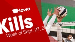 Iowa: Kills from Week of Sept. 27, 2020