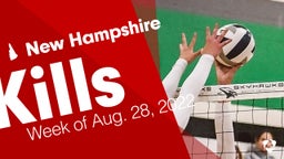 New Hampshire: Kills from Week of Aug. 28, 2022