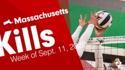 Massachusetts: Kills from Week of Sept. 11, 2022