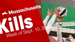 Massachusetts: Kills from Week of Sept. 10, 2023