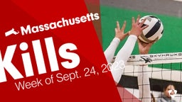 Massachusetts: Kills from Week of Sept. 24, 2023
