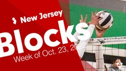 New Jersey: Blocks from Week of Oct. 23, 2022