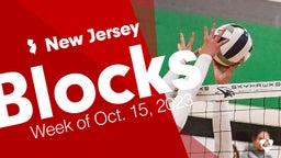 New Jersey: Blocks from Week of Oct. 15, 2023