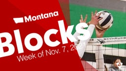 Montana: Blocks from Week of Nov. 7, 2021