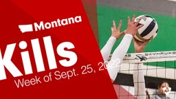 Montana: Kills from Week of Sept. 25, 2022