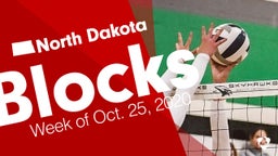 North Dakota: Blocks from Week of Oct. 25, 2020