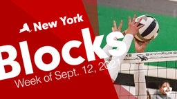 New York: Blocks from Week of Sept. 12, 2021