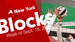 New York: Blocks from Week of Sept. 18, 2022