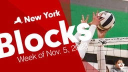 New York: Blocks from Week of Nov. 5, 2023