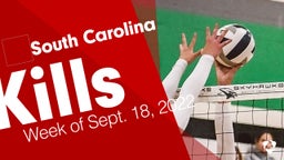 South Carolina: Kills from Week of Sept. 18, 2022