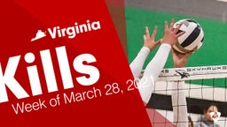 Virginia: Kills from Week of March 28, 2021