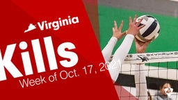 Virginia: Kills from Week of Oct. 17, 2021