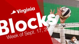 Virginia: Blocks from Week of Sept. 17, 2023