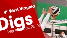 West Virginia: Digs from Week of Oct. 25, 2020