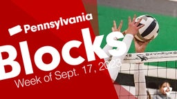 Pennsylvania: Blocks from Week of Sept. 17, 2023