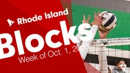 Rhode Island: Blocks from Week of Oct. 1, 2023