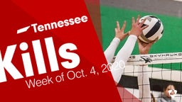 Tennessee: Kills from Week of Oct. 4, 2020