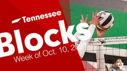 Tennessee: Blocks from Week of Oct. 10, 2021