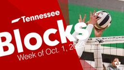 Tennessee: Blocks from Week of Oct. 1, 2023