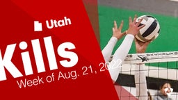Utah: Kills from Week of Aug. 21, 2022