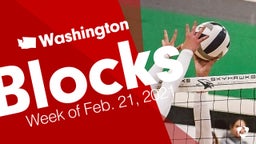 Washington: Blocks from Week of Feb. 21, 2021