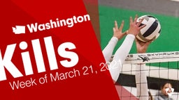 Washington: Kills from Week of March 21, 2021