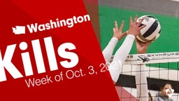 Washington: Kills from Week of Oct. 3, 2021