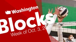 Washington: Blocks from Week of Oct. 3, 2021