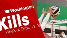 Washington: Kills from Week of Sept. 11, 2022
