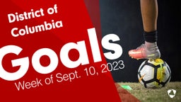 District of Columbia: Goals from Week of Sept. 10, 2023