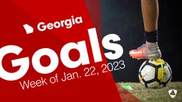 Georgia: Goals from Week of Jan. 22, 2023
