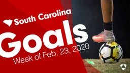South Carolina: Goals from Week of Feb. 23, 2020